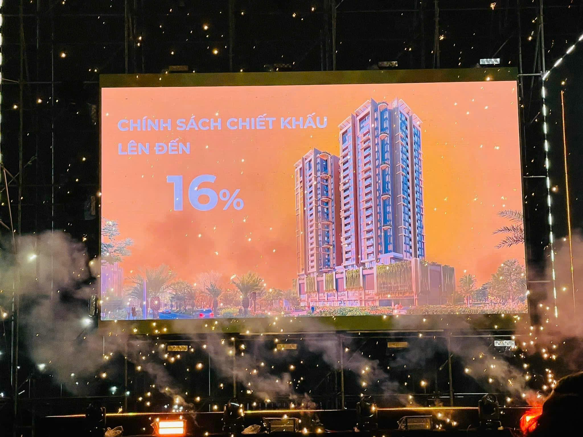 Chiết khấu lên đén 16% giá trị căn hộ